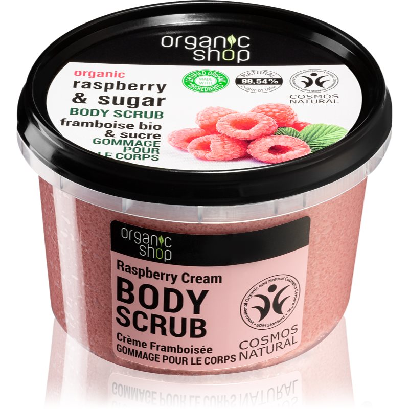 Organic Shop Body Scrub Raspberry & Sugar нежен пилинг за тяло 250 мл.