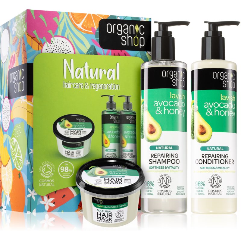Organic Shop Natural Hair Care & Regeneration dárková sada (na vlasy)