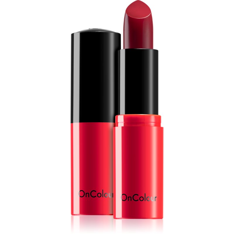 Oriflame OnColour крем-червило цвят Deep Red 4 гр.