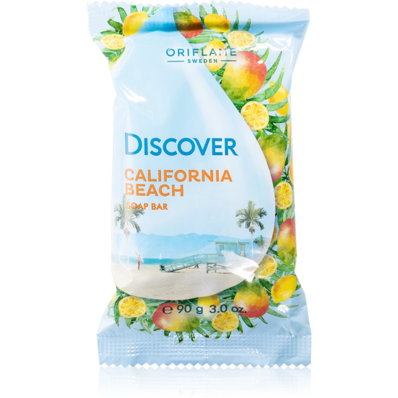 Oriflame Discover California Beach почистващ твърд сапун 90 гр.