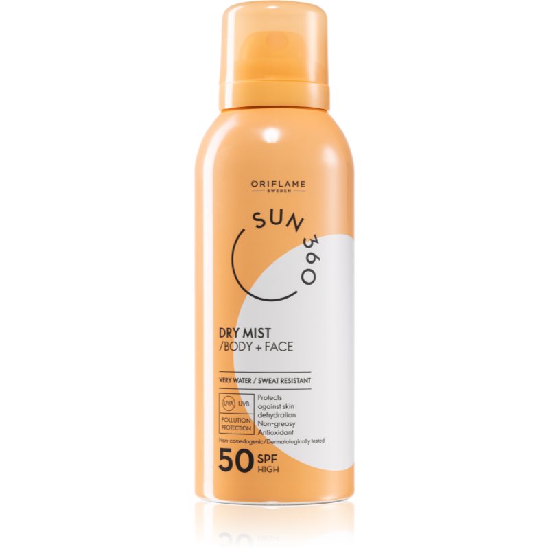 Oriflame Sun 360 мъгла за тен в спрей SPF 50 150 мл.