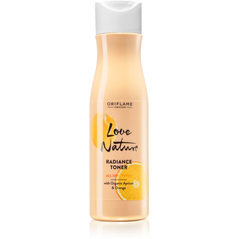 Oriflame Love Nature rozjasňující pleťová voda pro hydrataci pleti a minimalizaci pórů 150 ml