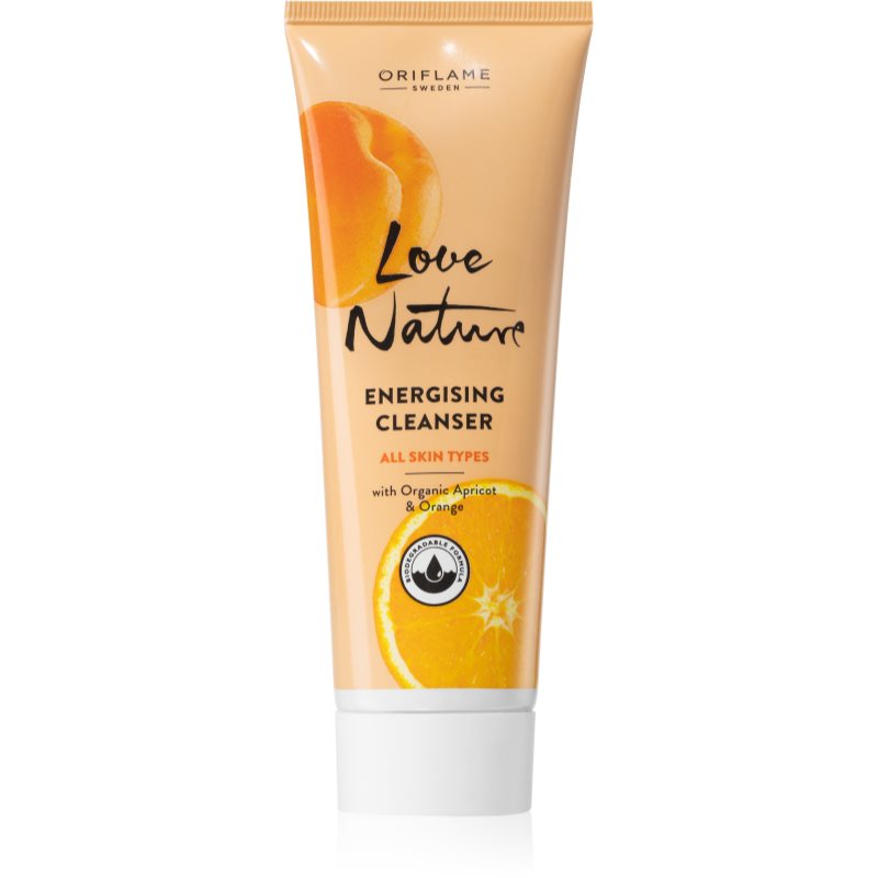 Oriflame Love Nature energizující čisticí gel pro stažení pórů a matný vzhled pleti 125 ml