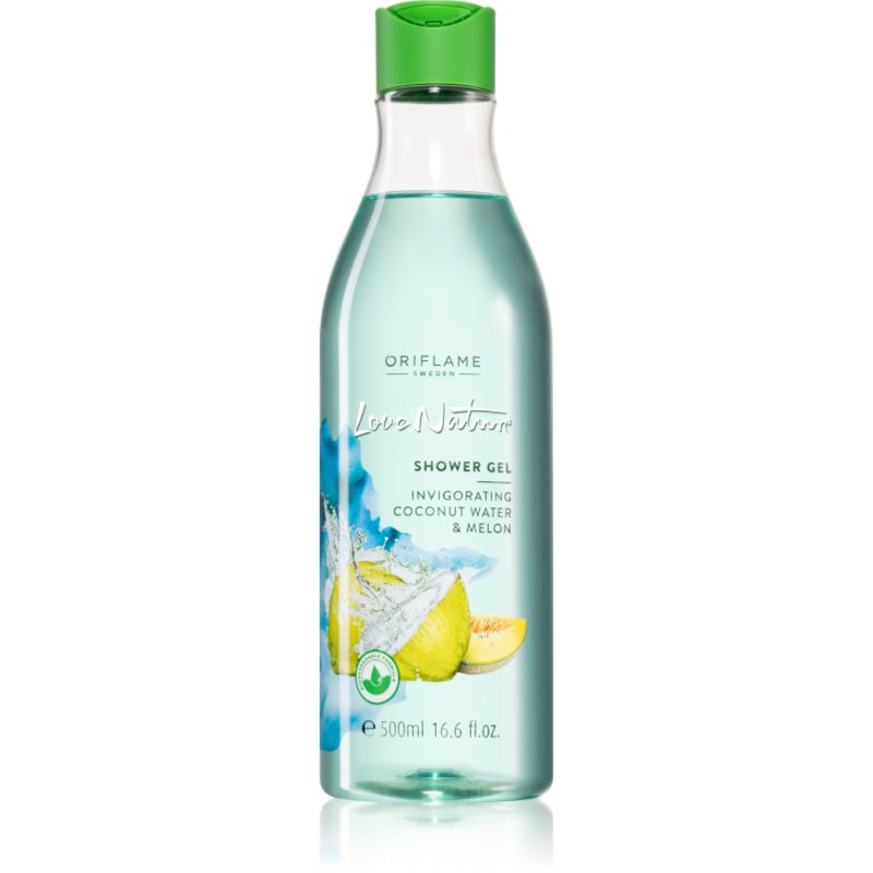 Oriflame Love Nature Coconut Water & Melon povzbuzující sprchový gel 500 ml