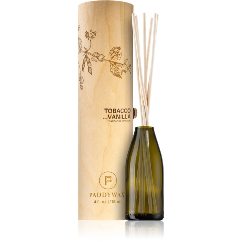 Paddywax Eco Green Tabacco & Vanilla aroma difuzér s náplní 118 ml