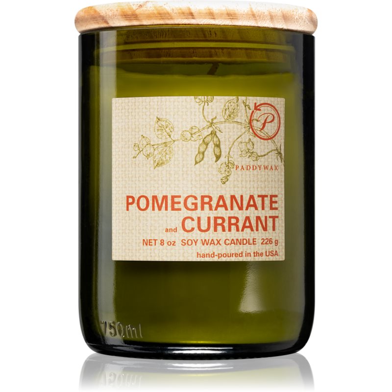 Paddywax Eco Green Pomegranate & Currant vonná svíčka 226 g