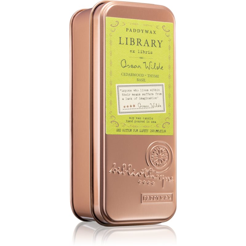 Paddywax Library Oscar Wilde vonná svíčka 70 g