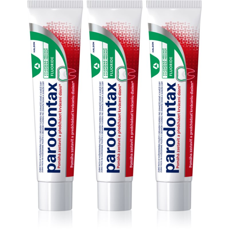Parodontax Fluoride zubní pasta proti krvácení dásní 3 x 75 ml