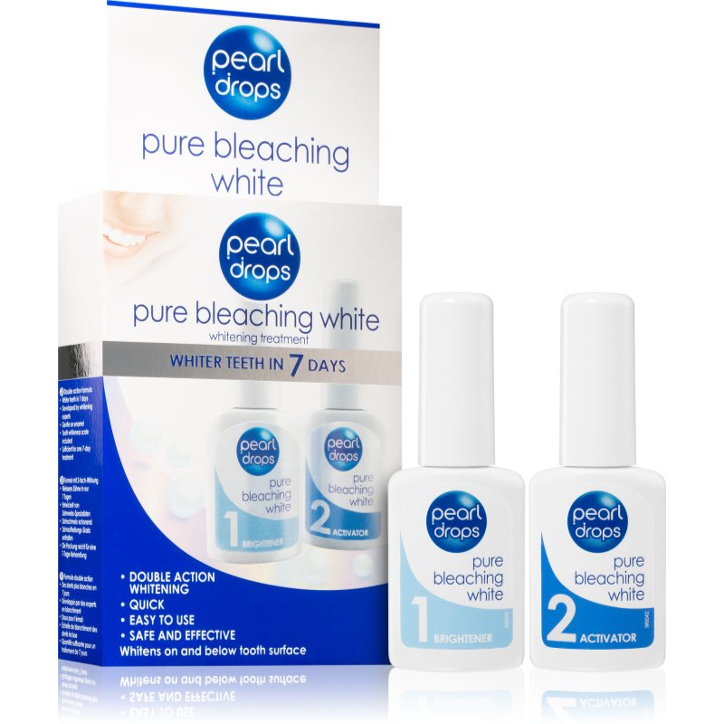 Pearl Drops Pure Bleaching White комплект за избелване на зъби