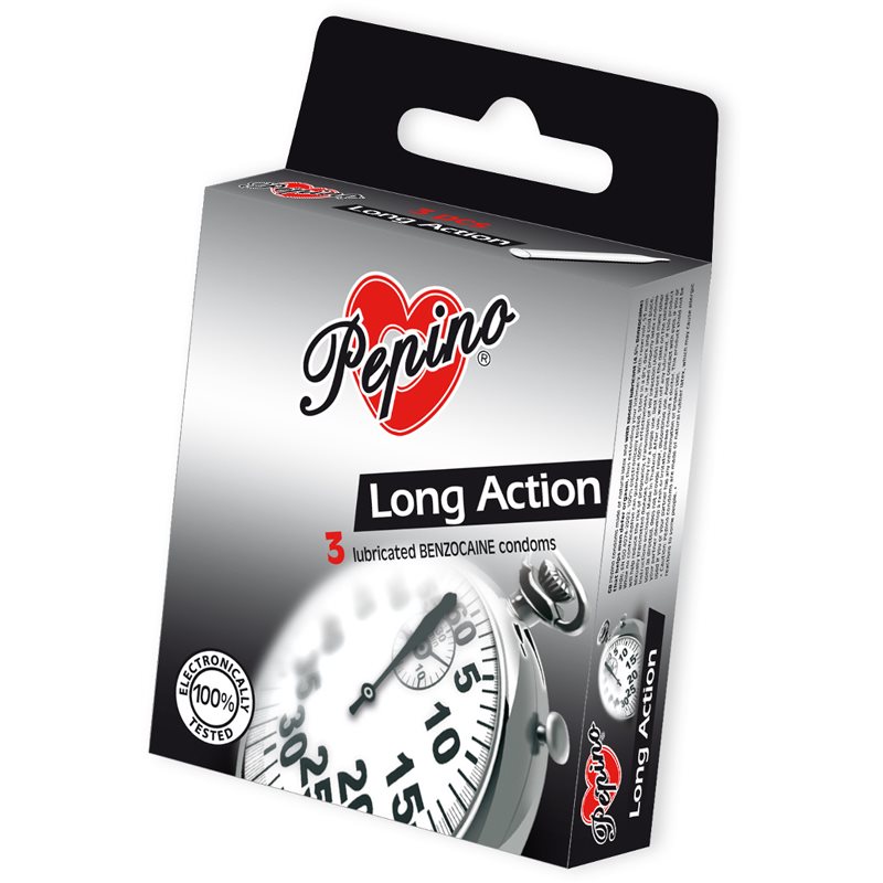 Pepino Long Action preservativos 3 un.