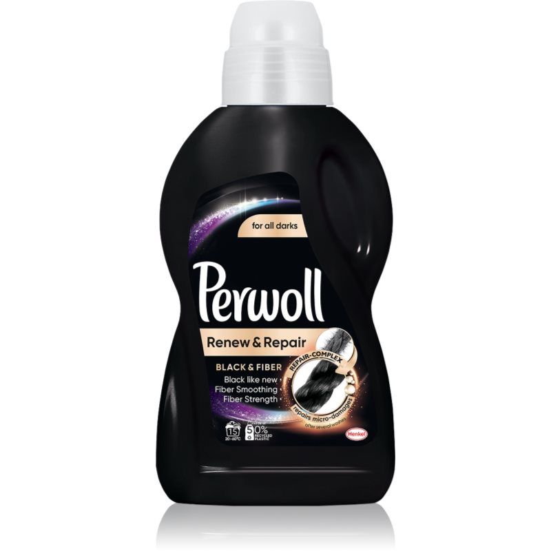 Perwoll Renew & Repair Black & Fiber гел за перална машина 900 мл.