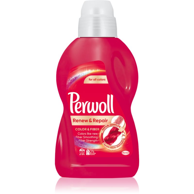 Perwoll Renew & Repair Color & Fiber prací gel 900 ml
