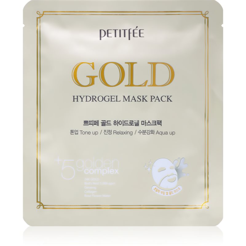 Petitfee Gold интензивна хидрогелна маска с 24 каратово злато 32 гр.