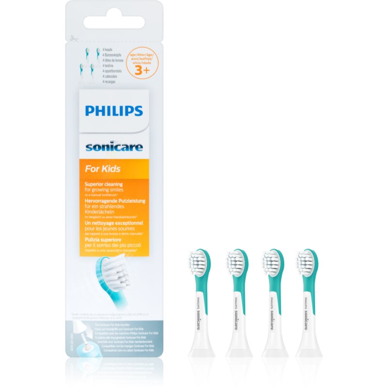 Philips Sonicare For Kids 3+ Compact HX6034/33 резервни глави за четка за зъби HX6034/33 4 бр.