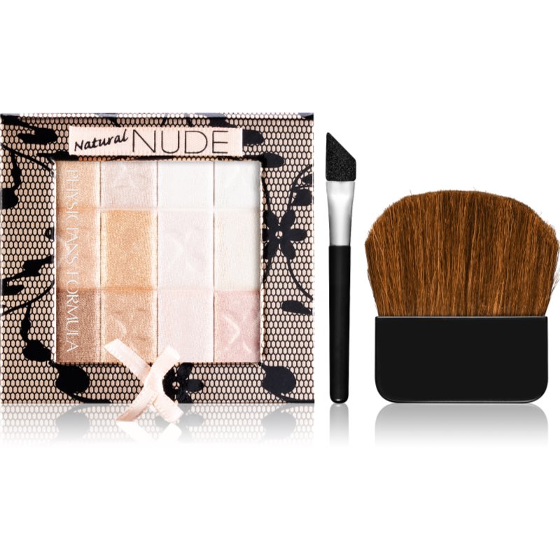 Physicians Formula Shimmer Strips палета със сенки за очи и озарители Natural Nude 7,5 гр.