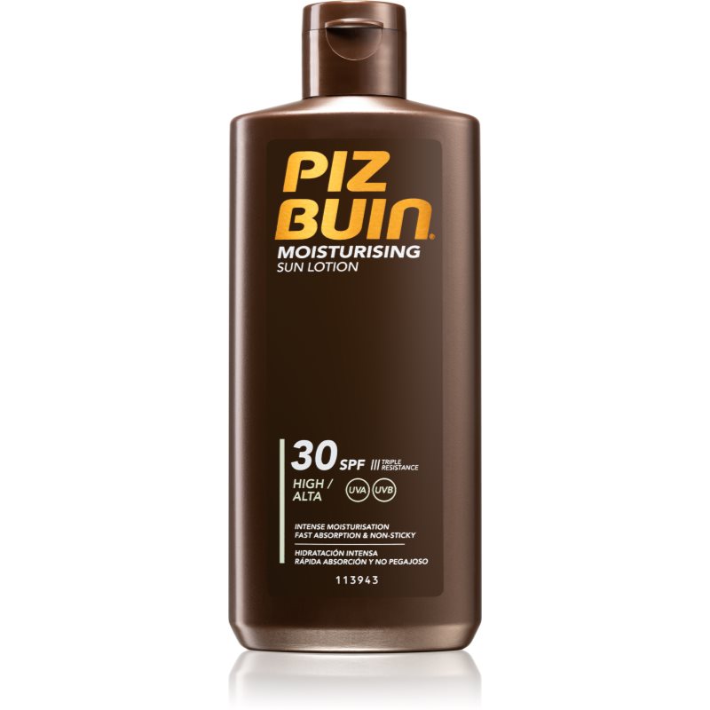 Piz Buin Moisturising хидратиращо мляко за тен SPF 30 200 мл.