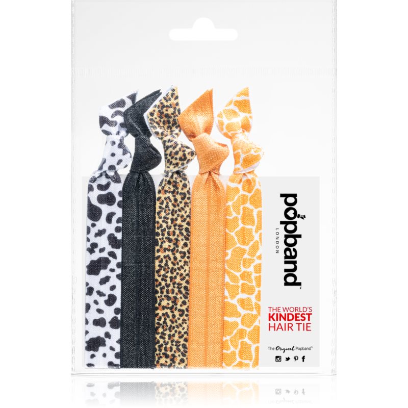 Popband Hair Tie Safari gumičky do vlasů 5 ks