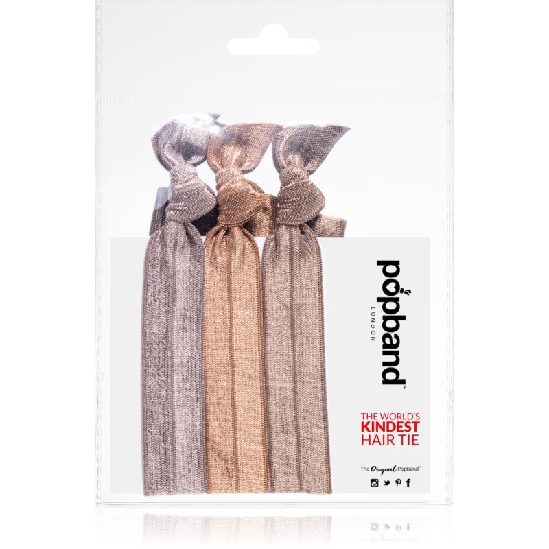 Popband Headbands Brown многофункционална лента за глава 3 бр.