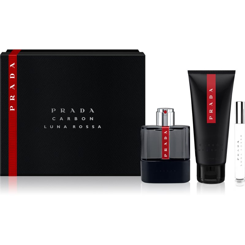 Prada Luna Rossa Carbon dárková sada III. pro muže