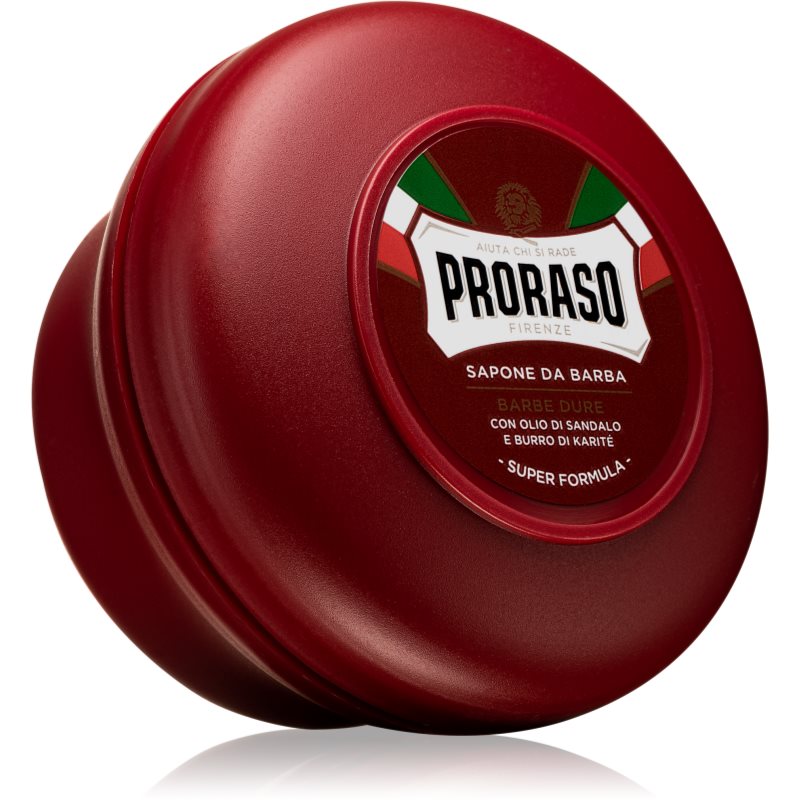 Proraso Red mýdlo na holení pro tvrdé vousy 150 ml
