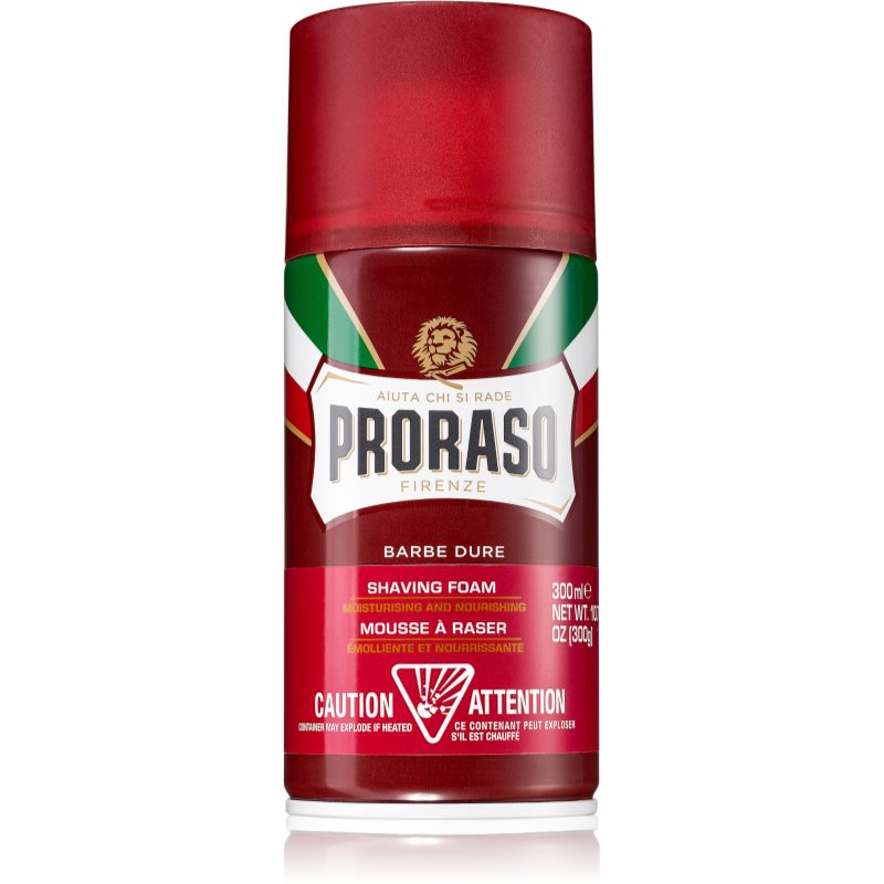 Proraso Red пяна за бръснене  с подхранващ ефект 300 мл.