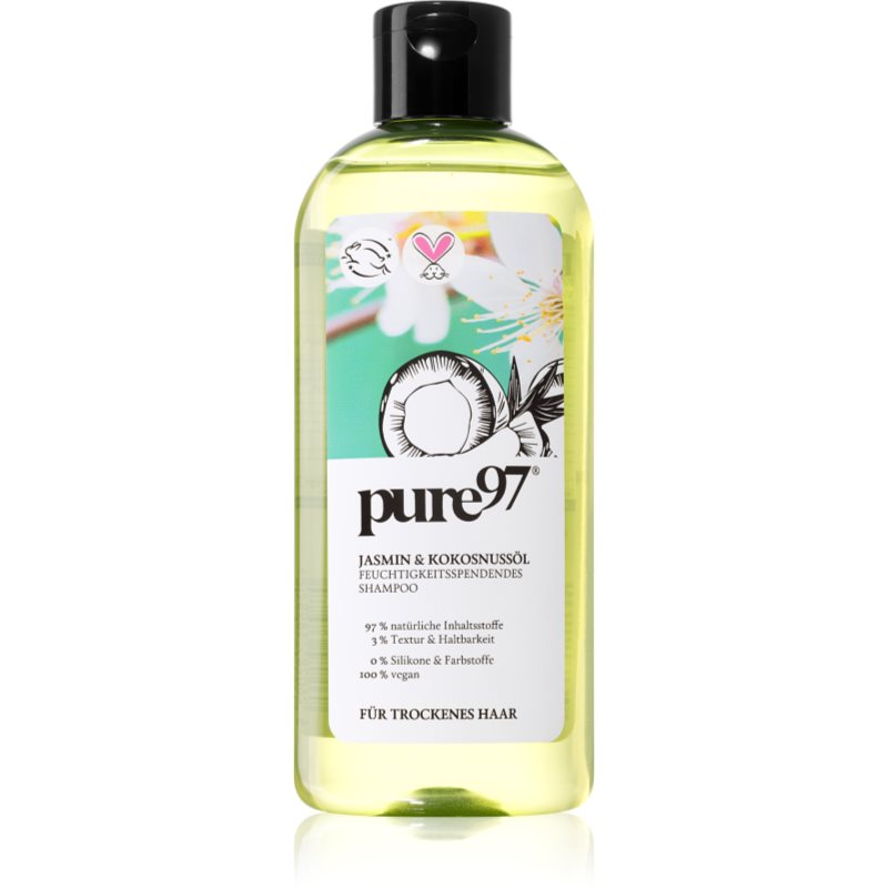 Pure97 Jasmin & Kokosnussöl hydratační šampon pro suché vlasy 250 ml