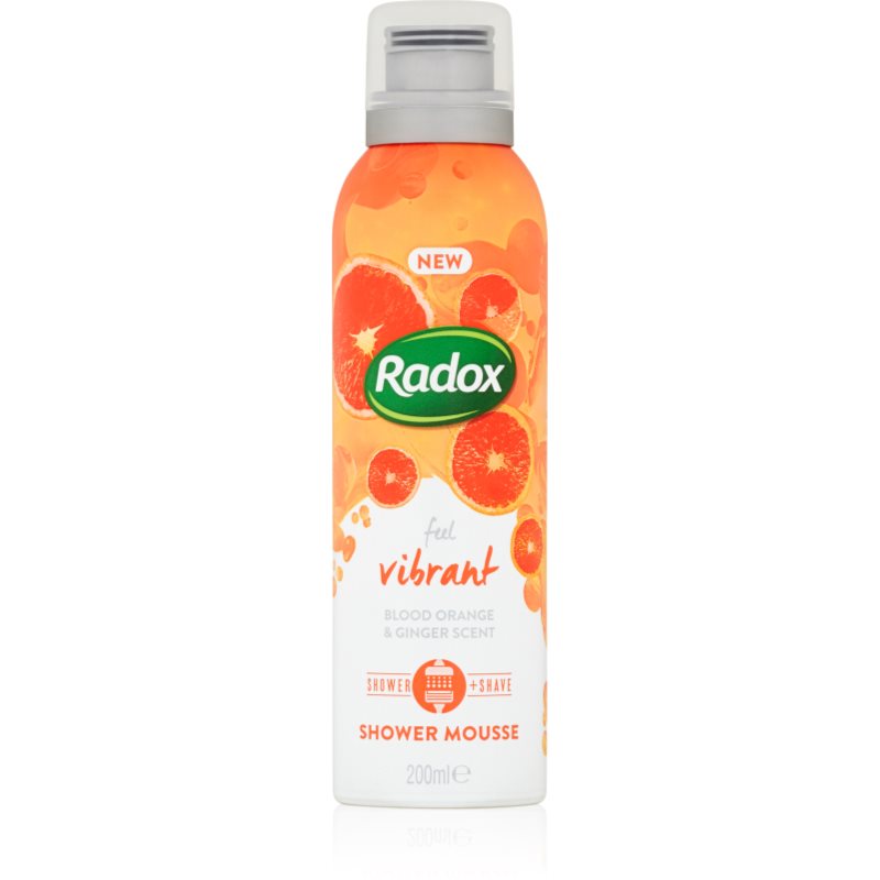 Radox Feel Vibrant пяна-грижа за душ Blood Orange & Ginger Scent 200 мл.