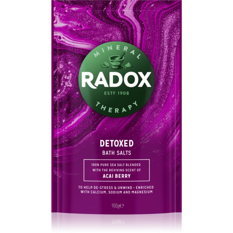 Radox Detoxed sůl do koupele s detoxikačním účinkem 900 g
