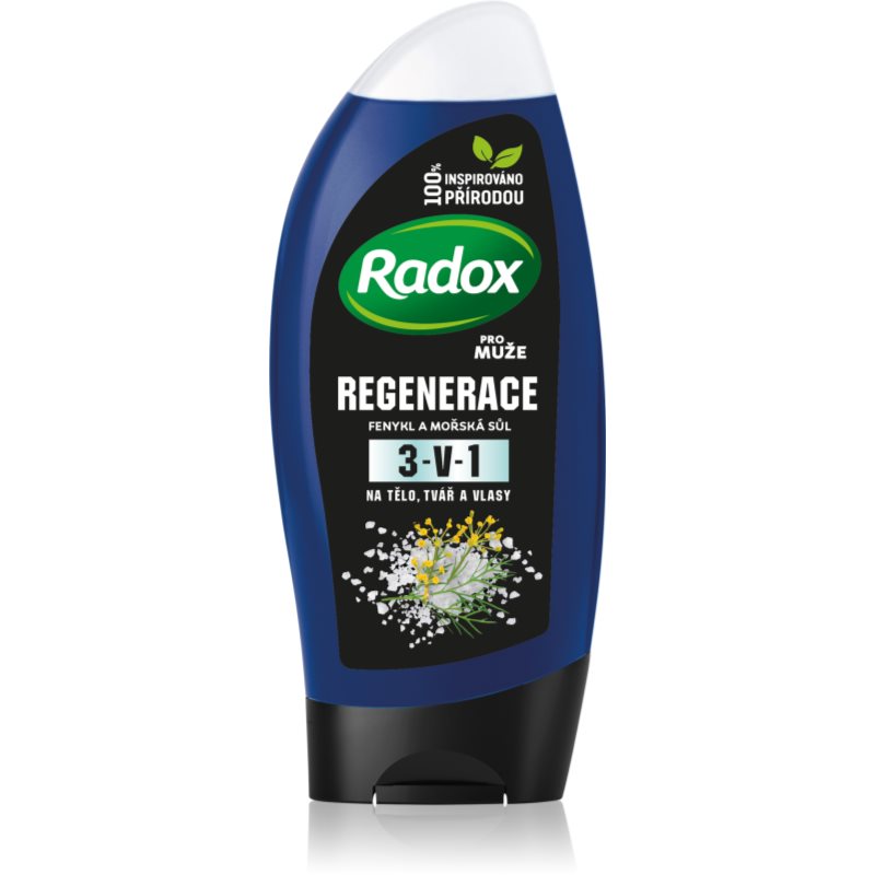 Radox Men Fresh sprchový gel a šampon 2 v 1 pro muže 250 ml