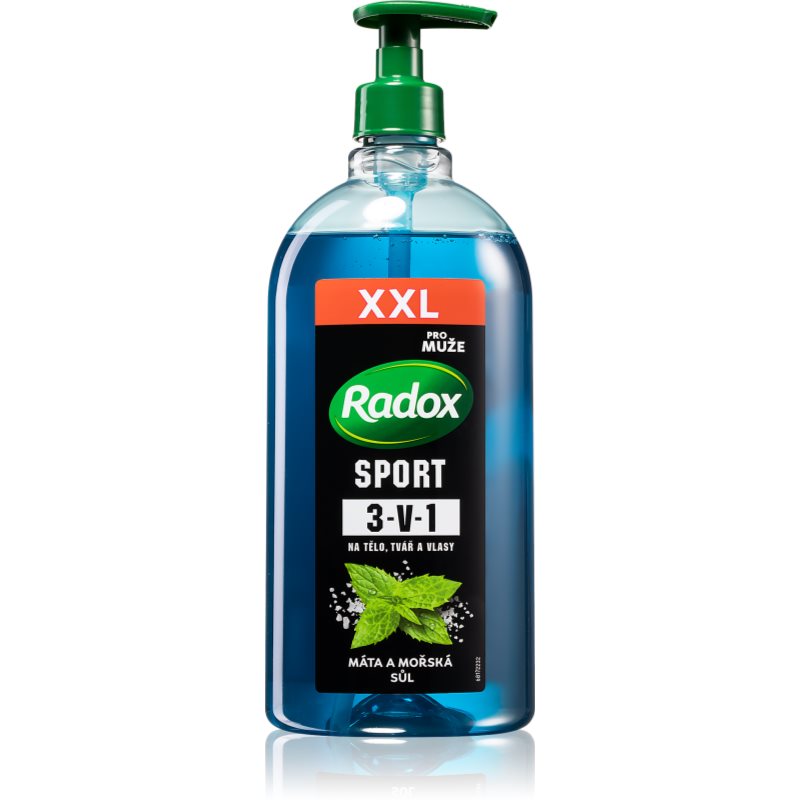 Radox Men Sport душ-гел за мъже за лице, тяло и коса 750 мл.