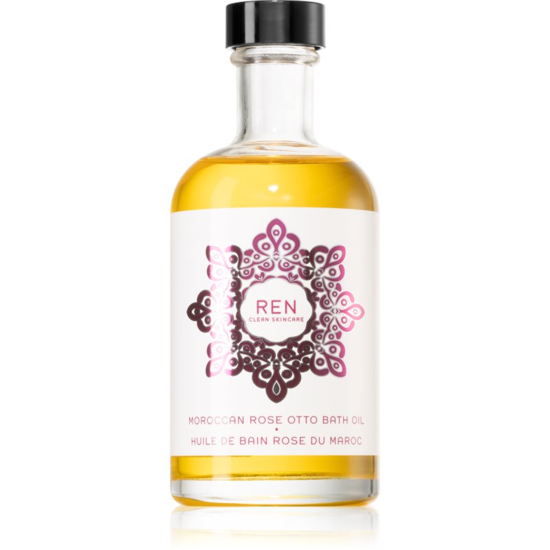 REN Moroccan Rose zklidňující koupelový olej s vůní růží 110 ml