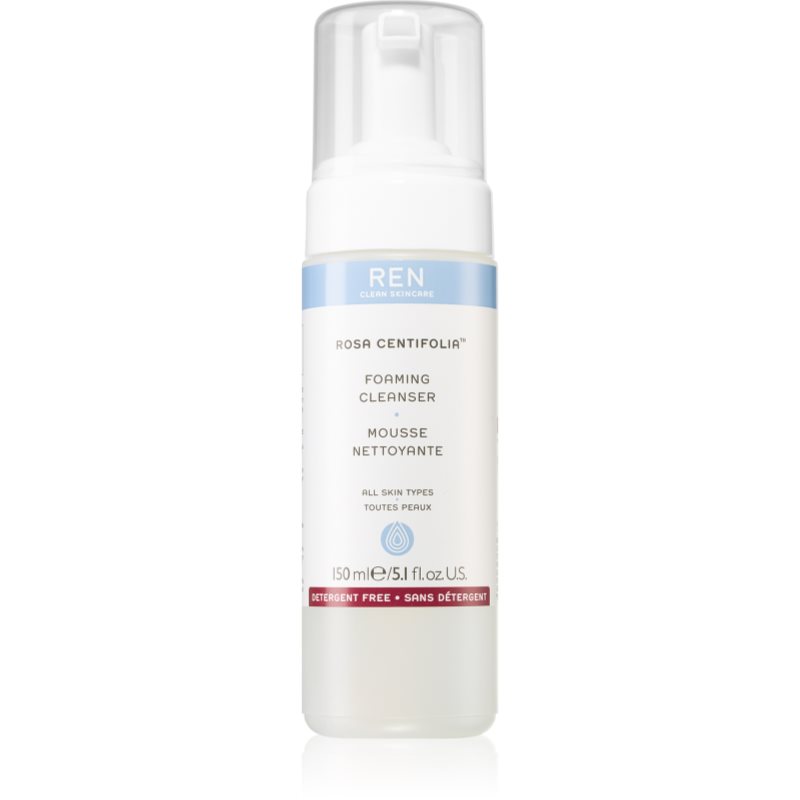 REN Rosa Centifolia™ jemná čisticí pěna pro všechny typy pleti 150 ml