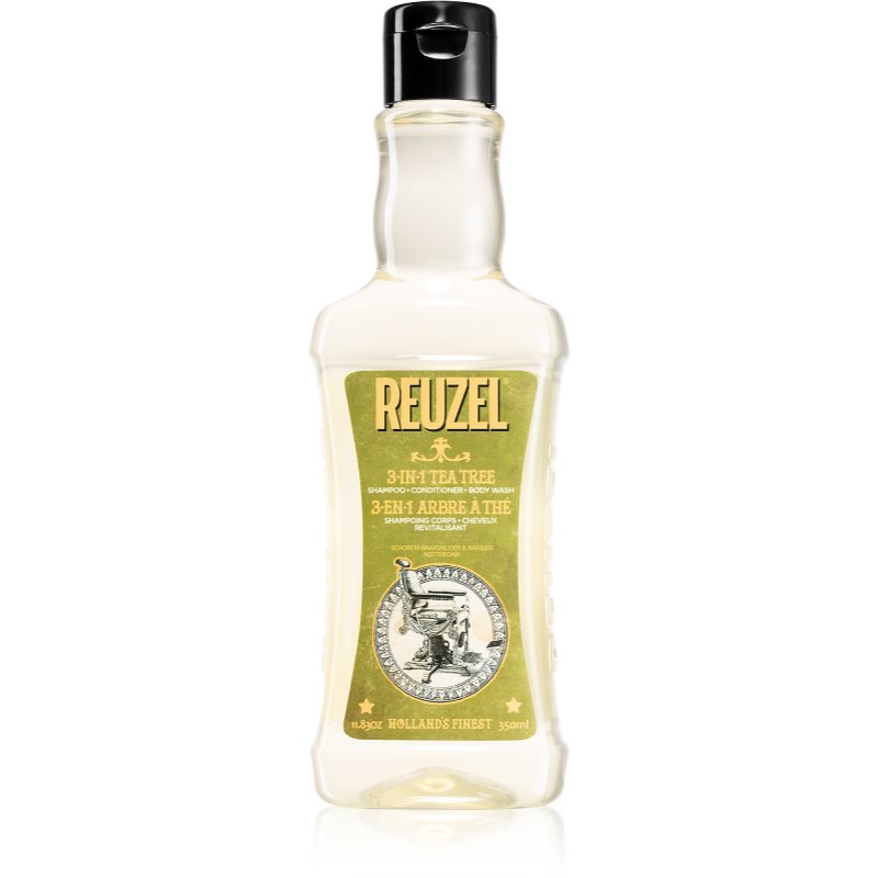 Reuzel Tea Tree 3 v 1 šampon, kondicionér a sprchový gel pro muže 350 ml Image