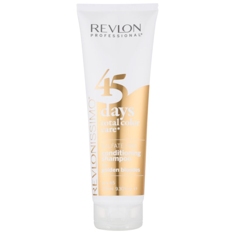Revlon Professional Revlonissimo Color Care šampon a kondicionér 2 v 1 pro střední blond odstíny bez sulfátů 275 ml Image