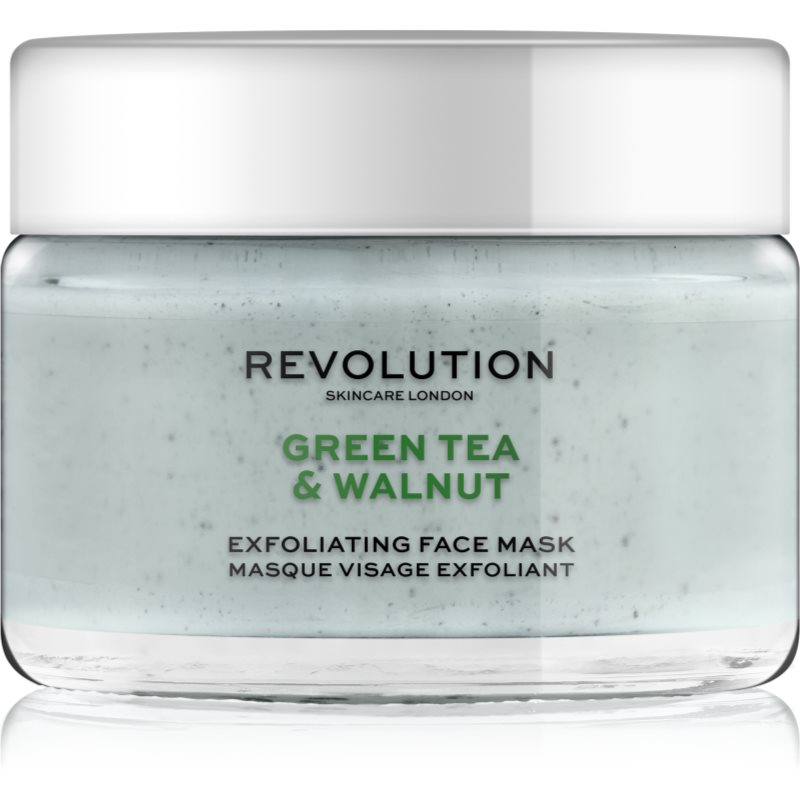 Revolution Skincare Green Tea & Walnut exfoliační čisticí pleťová maska 50 ml Image