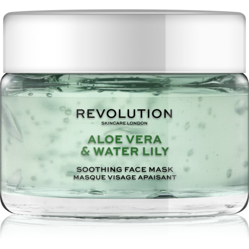 Revolution Skincare Aloe Vera & Water Lily zklidňující pleťová maska 50 ml