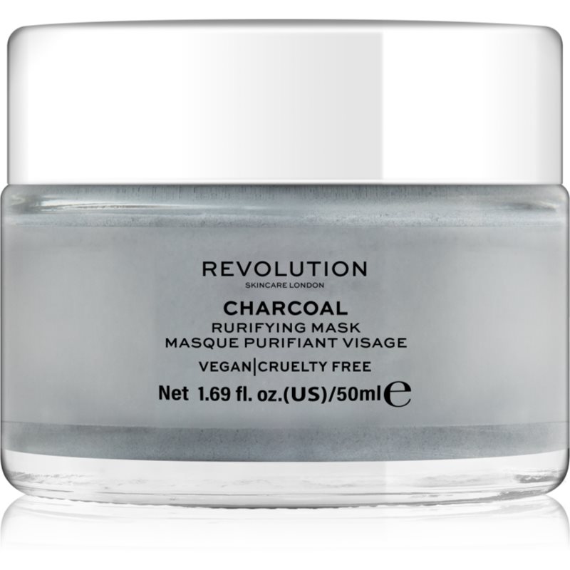 Revolution Skincare Charcoal čisticí pleťová maska 50 ml Image