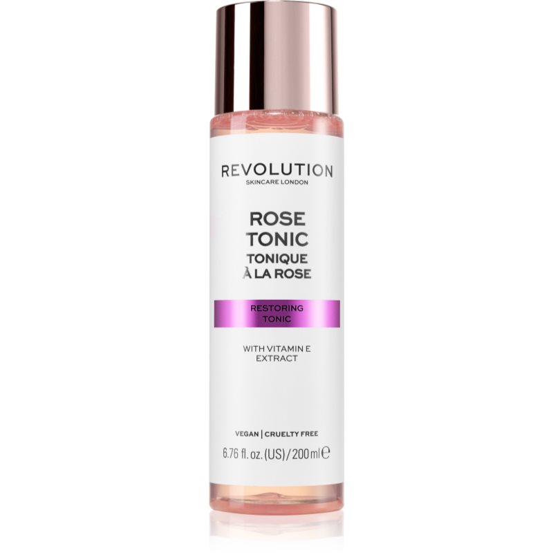 Revolution Skincare Rose pleťové tonikum s růžovou vodou 200 ml