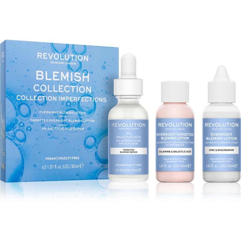 Revolution Skincare Blemish Collection kosmetická sada (pro mastnou a problematickou pleť) Image