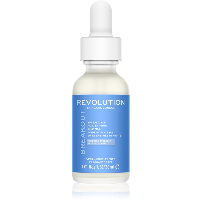 Revolution Skincare Super Salicylic 2% Salicylic Acid & Fruit Enzymes sérum pro regeneraci mastné a problematické pleti 30 ml Image