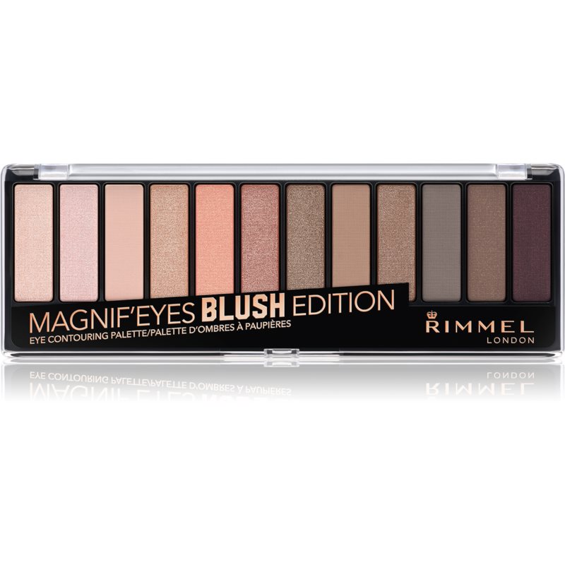 Rimmel Magnif’ Eyes paleta očních stínů odstín 002 Blush Edition 14,16 g