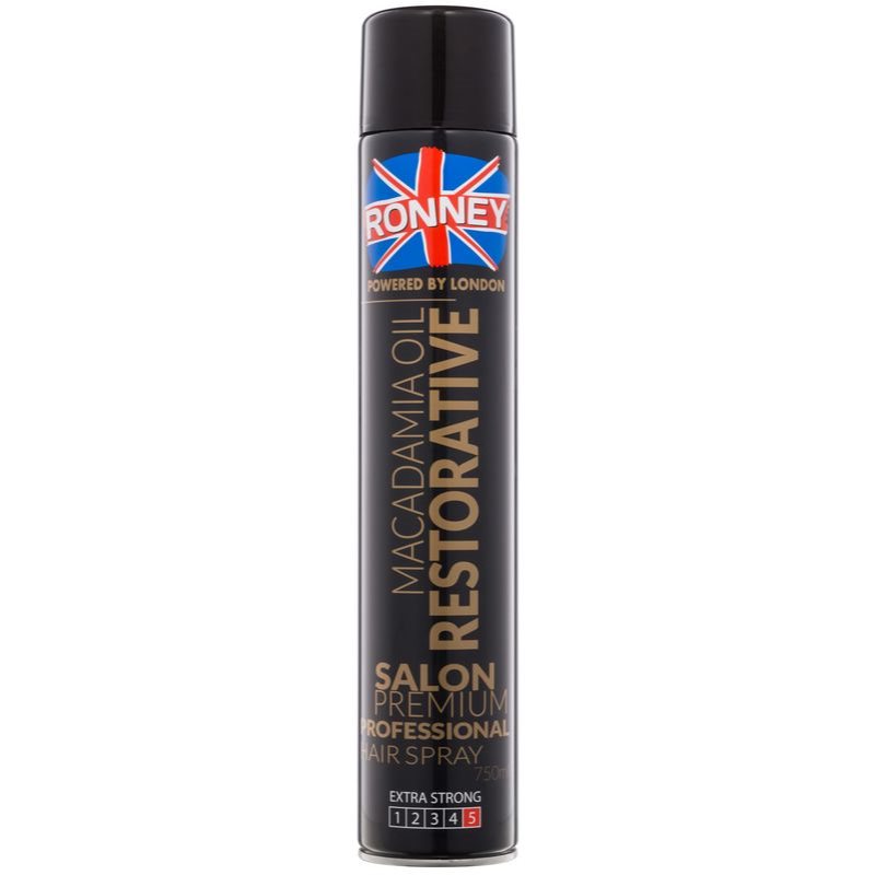 

Ronney Macadamia Oil Restorative лак для волосся сильної фіксації