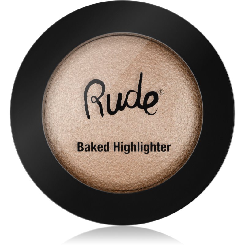 Rude Cosmetics Baked Highlighter kompaktní pudrový rozjasňovač odstín Extravagant 7 g Image