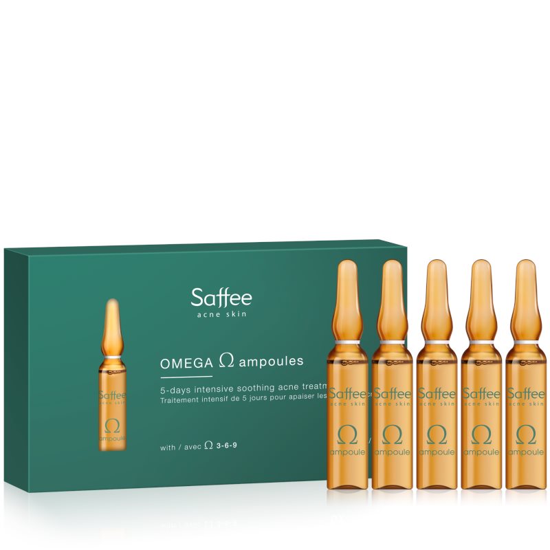 Saffee Acne Skin 5-tägige Intensivpflege zur Linderung von Akne-Symptomen 5 x 2 ml