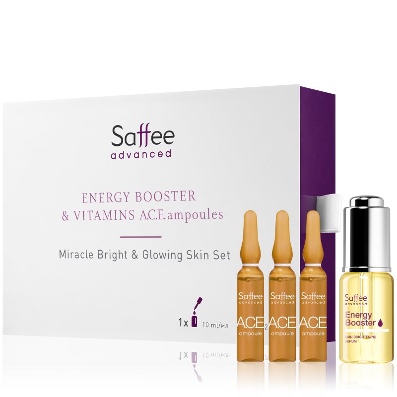 Saffee Advanced Bright & Glowing Skin Set козметичен комплект III. за жени