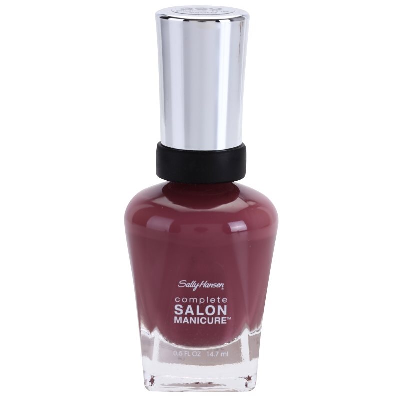 Sally Hansen Complete Salon Manicure подсилващ лак за нокти цвят 360 Plums The Word 14,7 мл.