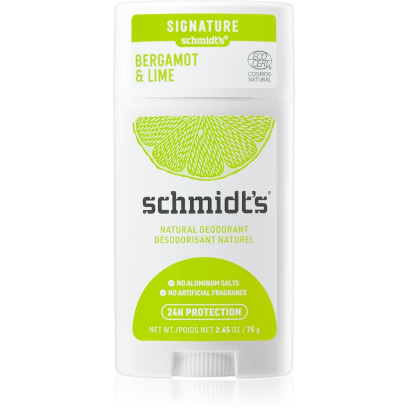 Schmidt's Bergamot + Lime tuhý deodorant 75 g Image