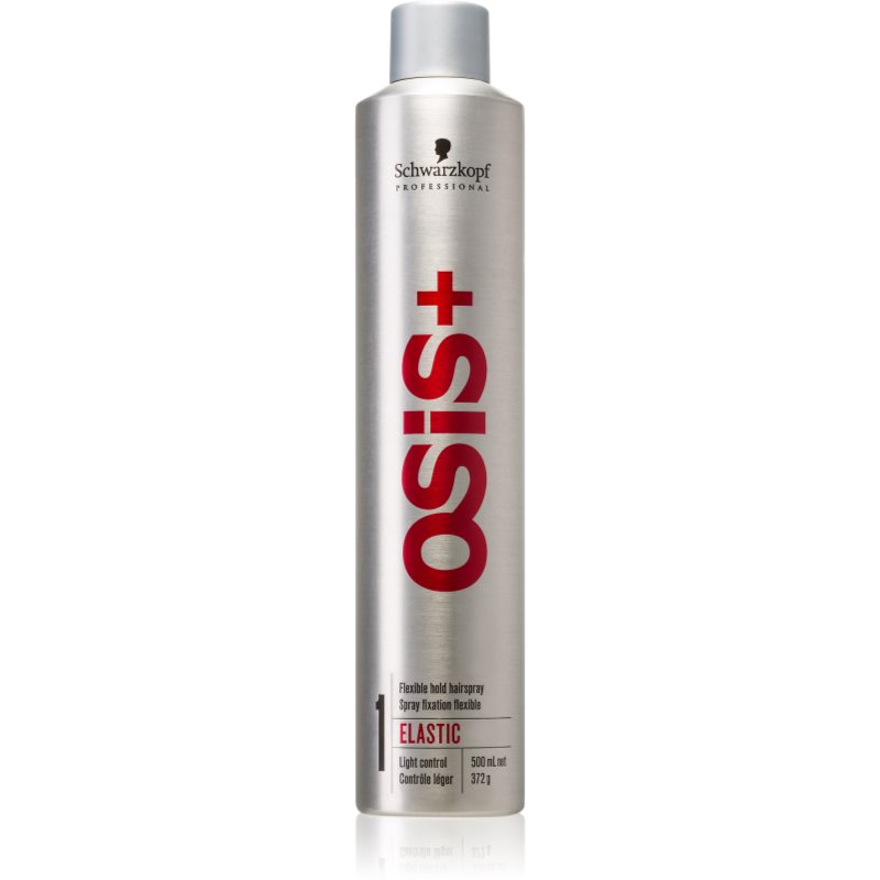Schwarzkopf Professional Osis+ Elastic Finish lak na vlasy pro přirozenou fixaci 500 ml