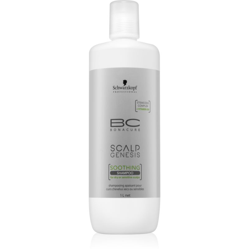 Schwarzkopf Professional BC Bonacure Scalp Genesis zklidňující šampon pro suché vlasy a citlivou pokožku hlavy 1000 ml