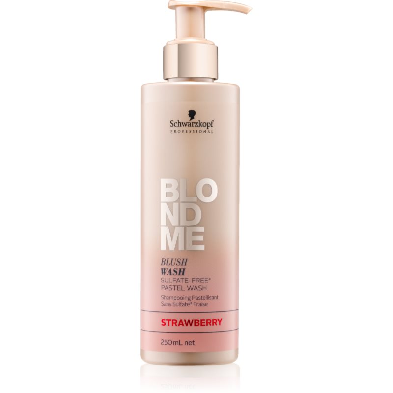 Schwarzkopf Professional Blondme tónovací šampon pro blond vlasy Strawberry 250 ml